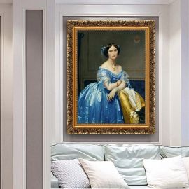 Vægmaleri Princesse de Broglie 40x50cm