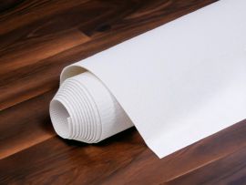 Hvidt PVC Kunstlæder 1.4mx25m Rulle