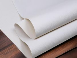 Hvidt PVC kunstlæder(PVC Leather) 1.4x5m