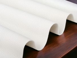 Hvidt PU kunstlæder (PU Leather) 5-30m rulle  hvid